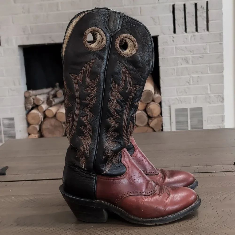 Tony Lama Buckaroo Boots Size 8D